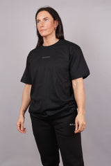 Oversized T-skjorte svart dame - Sparxwear