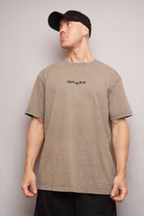 Vintage Acid Oversized T-skjorte grå herre - Sparxwear