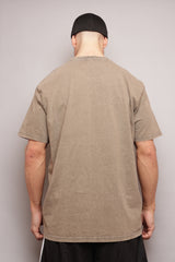 Vintage Acid Oversized T-skjorte grå herre - Sparxwear