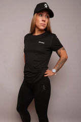 Active T-skjorte svart dame - Sparxwear