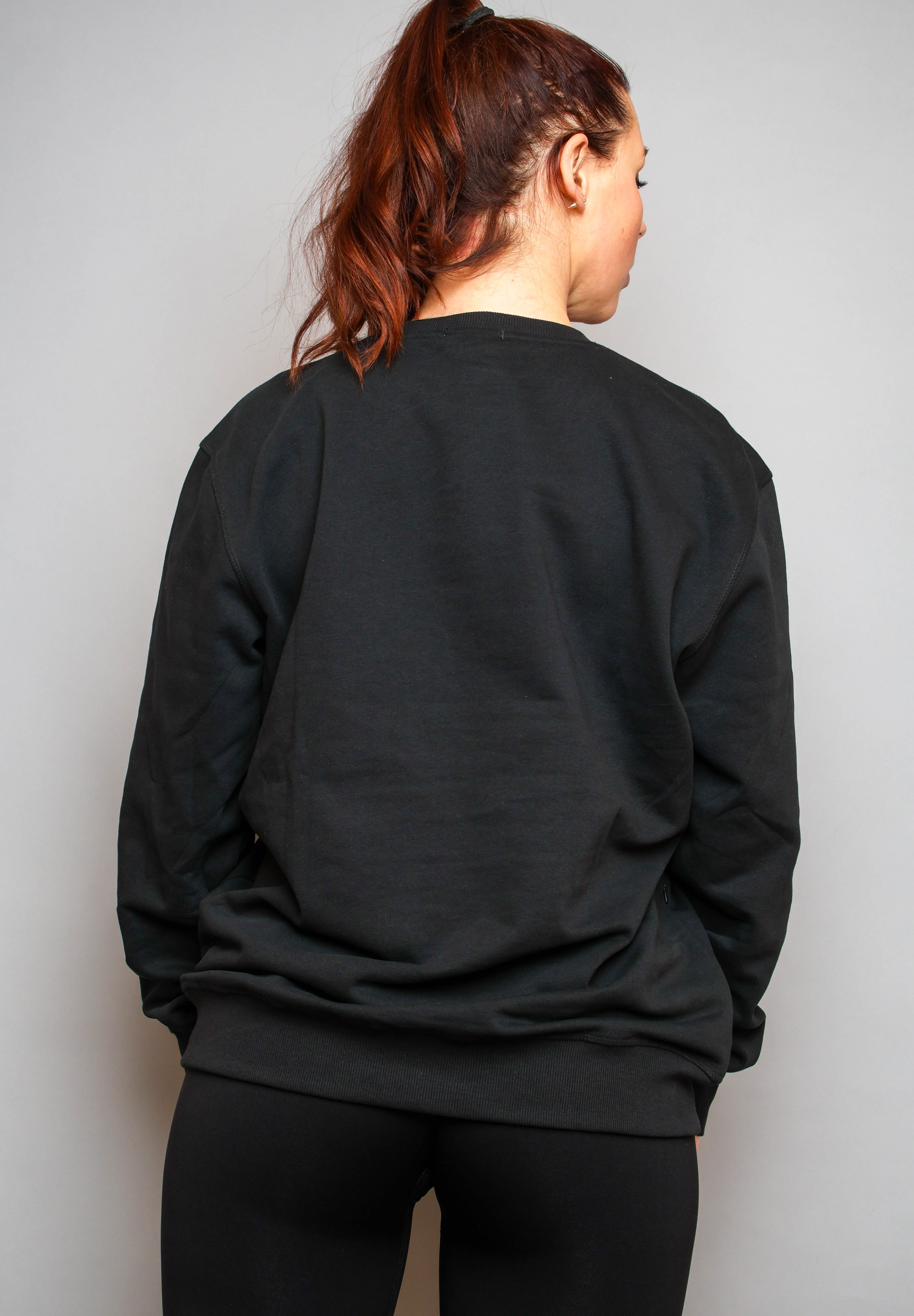 Casual Crewneck svart dame