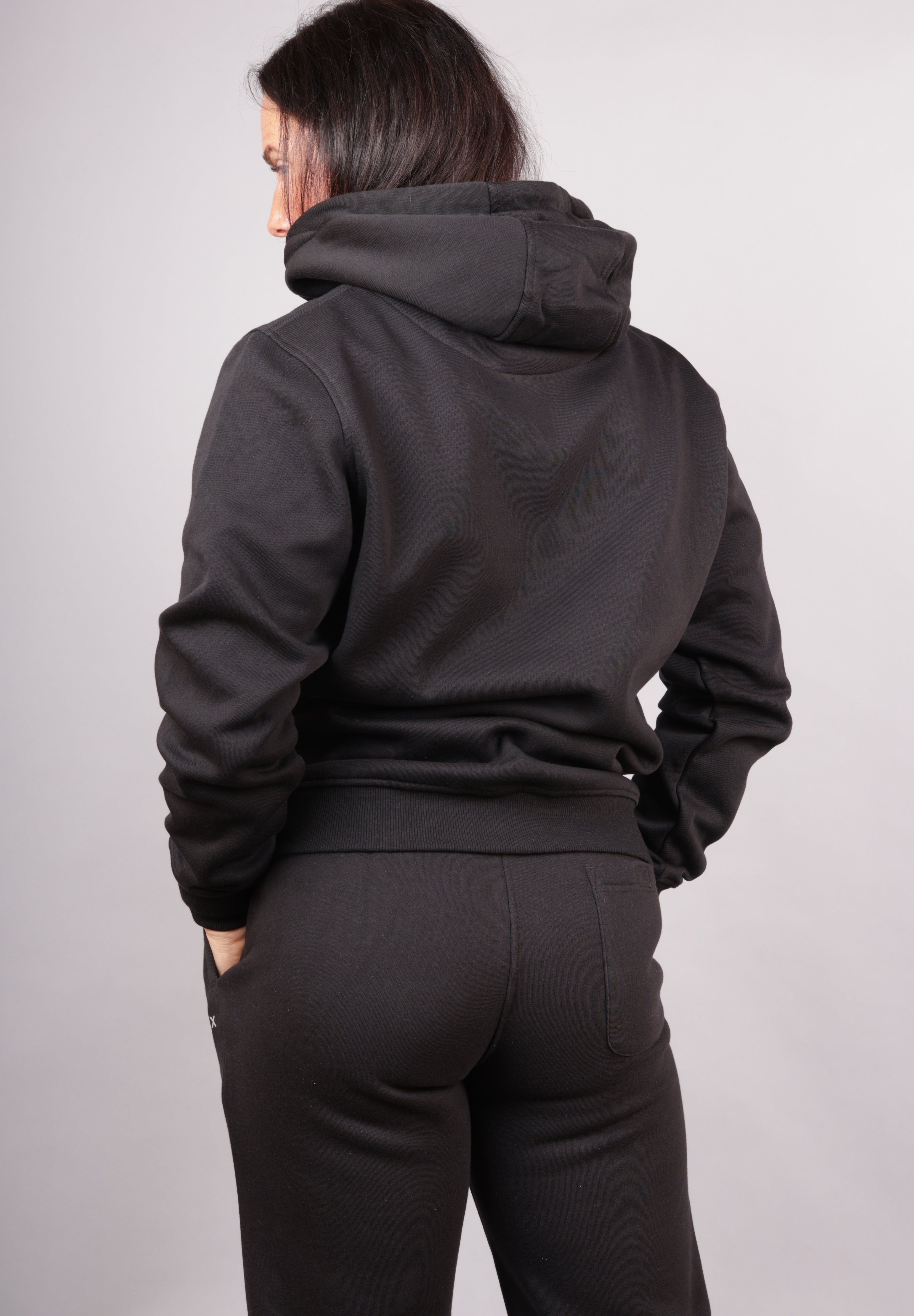 Premium hettegenser svart dame - Sparxwear