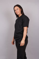 Oversized T-skjorte svart dame - Sparxwear
