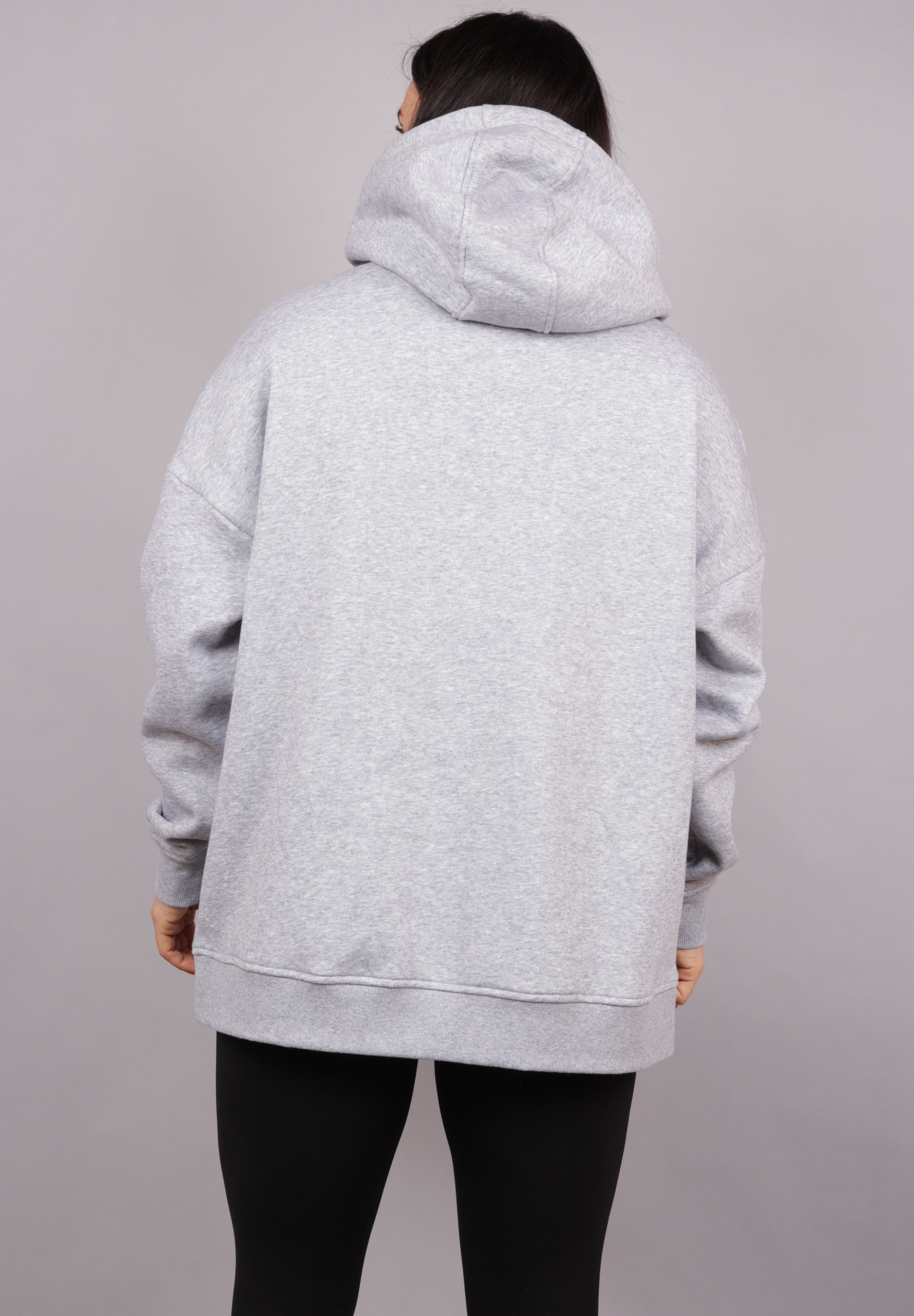 Oversized hettegenser grå - Sparxwear