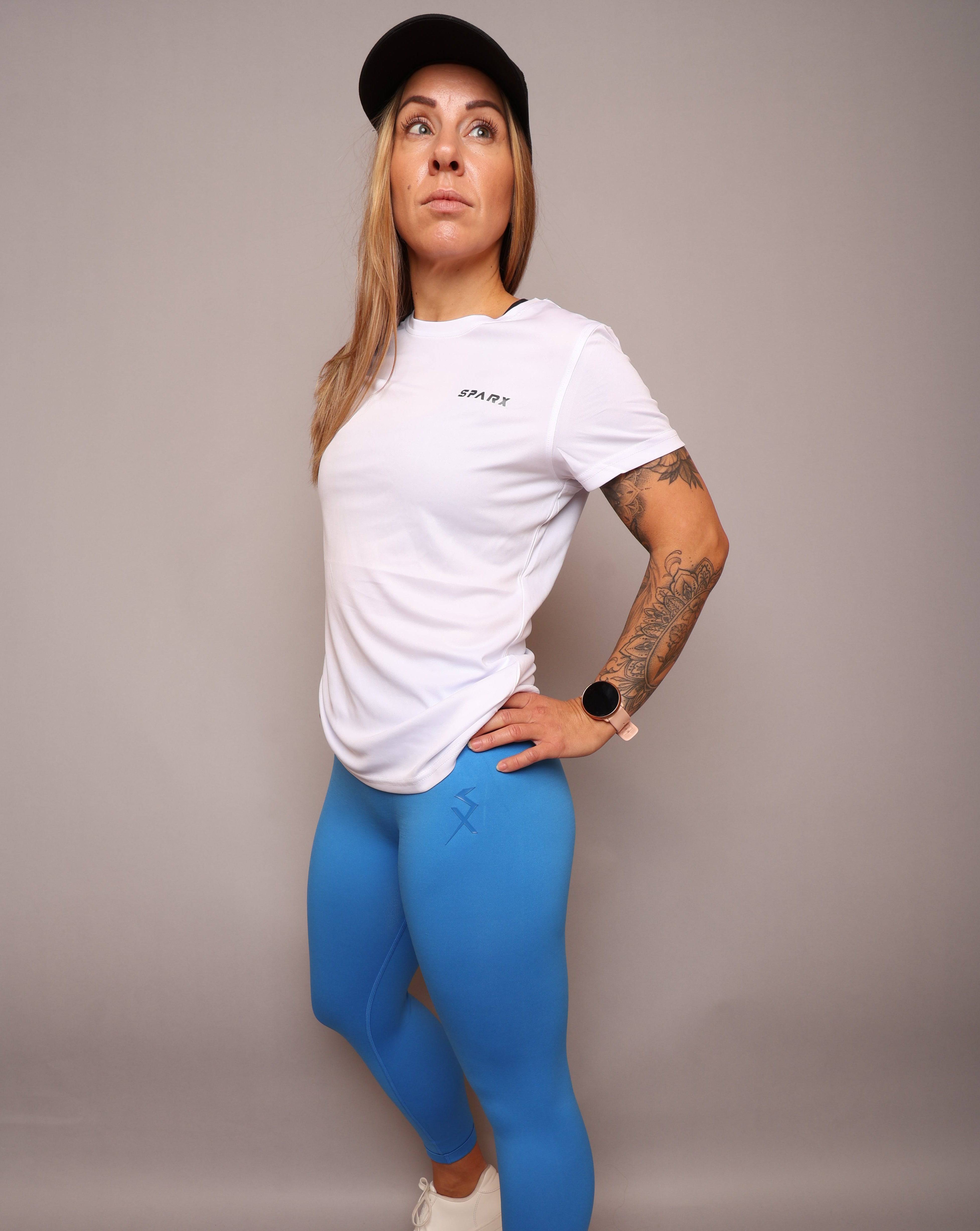 Active T-skjorte Hvit Dame - Sparxwear